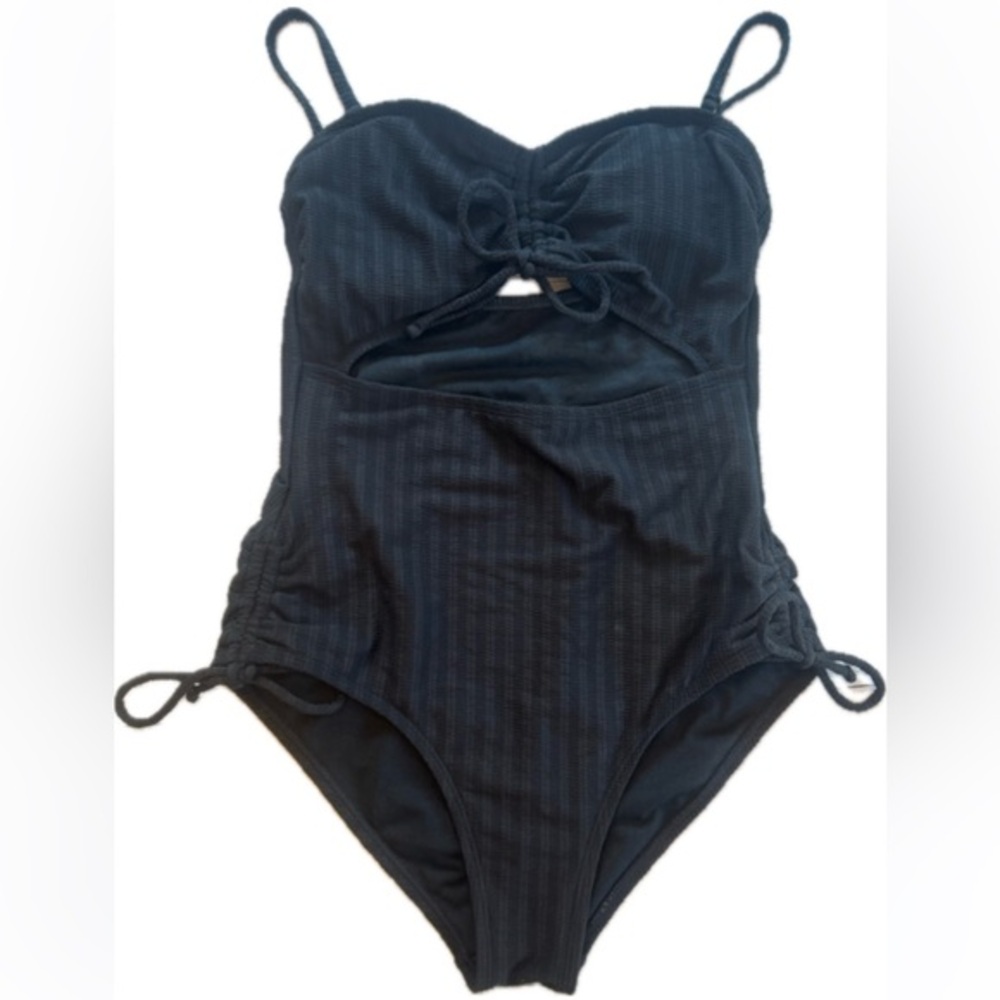 True Craft Mono Kini One Piece Swimsuit Black M